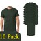 Gildan Heavy Cotton Forest Green Craft Blank T-Shirt Bundle for DIY Printing (2–14 Pack)